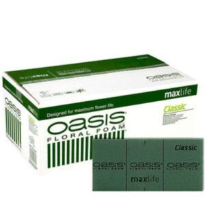 Esponja Floral Retangular para Flores Naturais - Oasis Classic