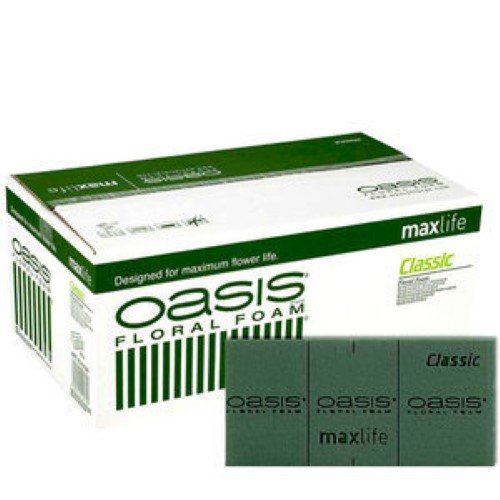 Esponja Floral Retangular para Flores Naturais - Oasis Classic