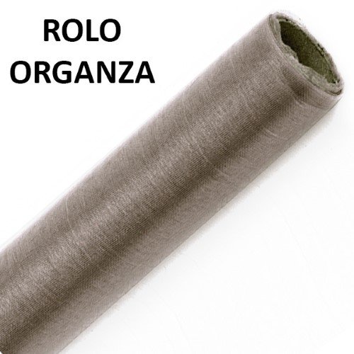 Rolo de Organza 70cm x 10m - Cinzento Escuro