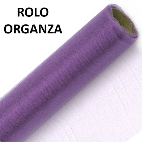 Rolo de Organza 70cm x 10m - Lilás
