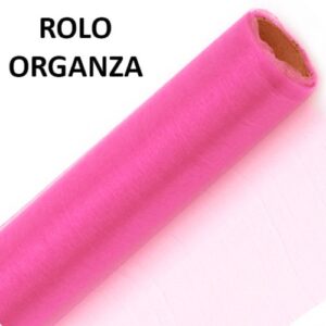 Rolo de Organza 70cm x 10m - Rosa