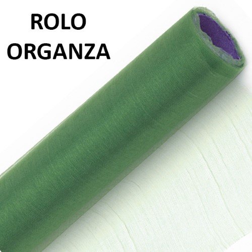 Rolo de Organza 70cm x 10m - Verde Escuro