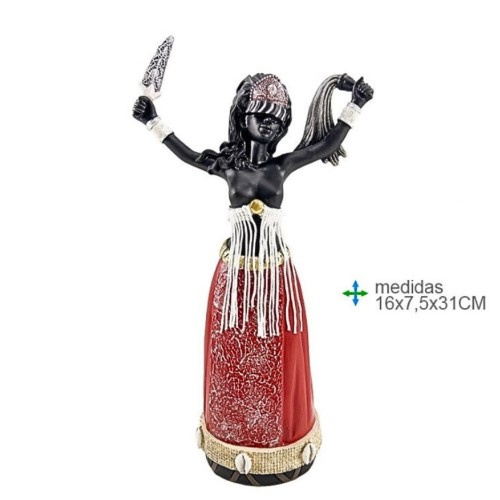 Figura Orixá 16x7,5x31cm - Iansã