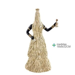 Figura Orixá 18x8x32cm - Obaluaê