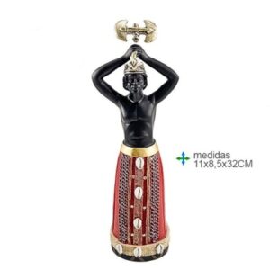 Figura Orixá 11x8,5x32cm - Xangô