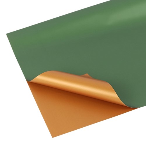 Papel Colorido Quadrado 58 x 58cm - 20 Folhas, Verde / Bronze