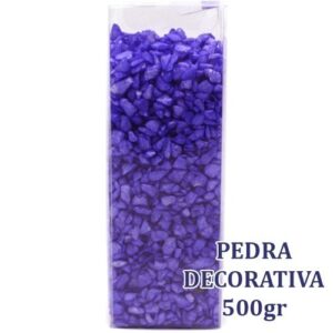 Pedras Decorativas 4-6mm 500g - Roxo