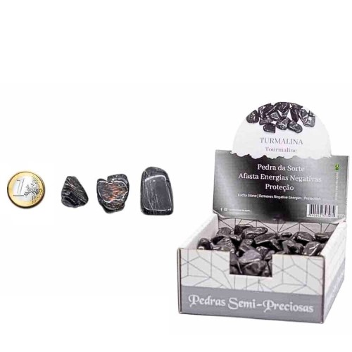 Pedras Místicas Semipreciosas 2-3cm - Turmalina Rolada