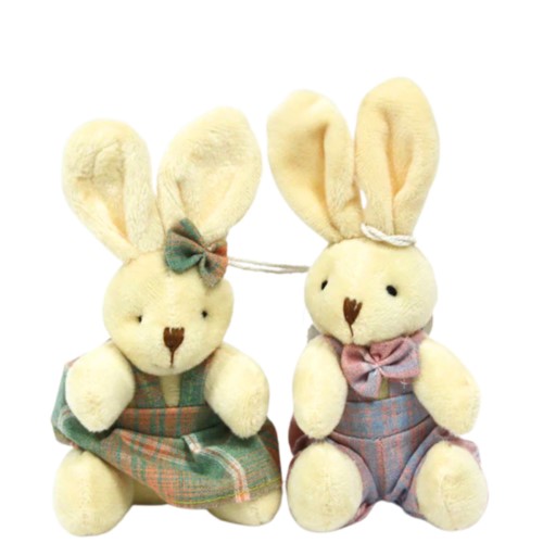 Coelho de Peluche para Pendurar 10cm