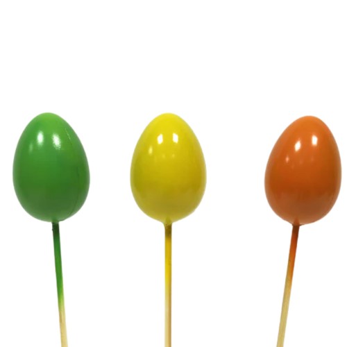 Pick Decorativo Ovo da Páscoa para Arranjos - Pack 6