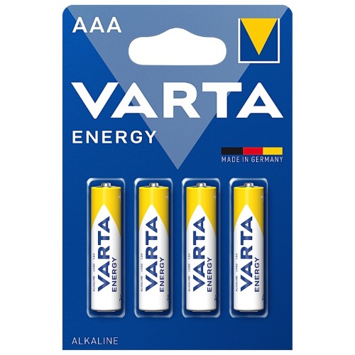 Pilhas Alcalinas Varta AAA LR3 - Pack 4