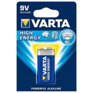 Pilha Alcalina Varta 9V 6LR61