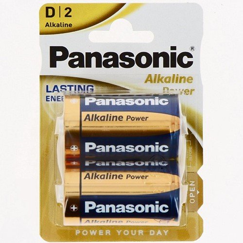 Pilhas Alcalinas Panasonic D LR20 - Pack 2