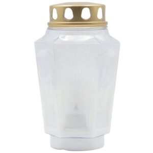 Círio Vela Pirâmide - Branco