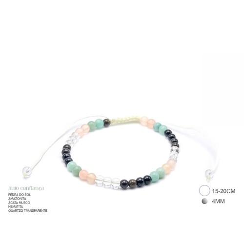 Pulseira Energética 4mm - Autoconfiança