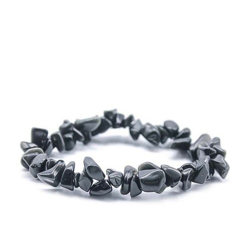 Pulseira de Pedras Chip Ónix 8mm
