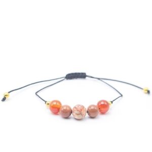 Pulseira de Pedras dos Planetas 8mm - Sol