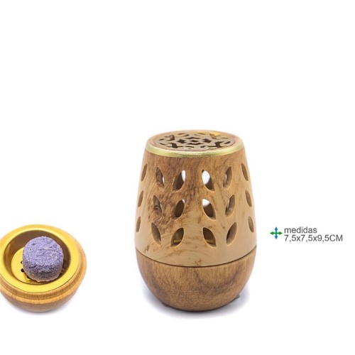 Queimador em Cerâmica 7,5x7,5x9,5cm