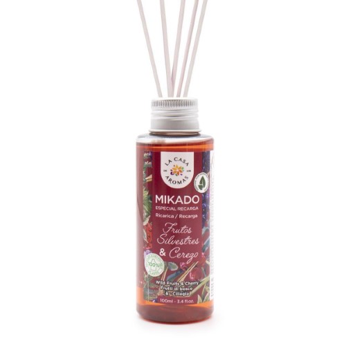Ambientador Mikado Recarga 100ml - Frutos Silvestres e Cerejeira