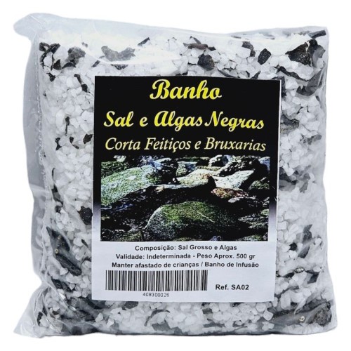 Banho de Sal e Algas Negras 500g