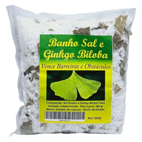 Banho de Sal e Ginkgo Biloba 500g