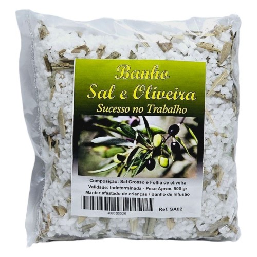 Banho de Sal e Oliveira 500g