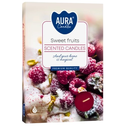 Velas Tealight Perfumadas - Pack 6, 379 Frutos Doces