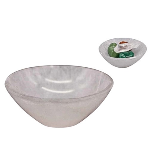 Taça Redonda em Selenita 10cm