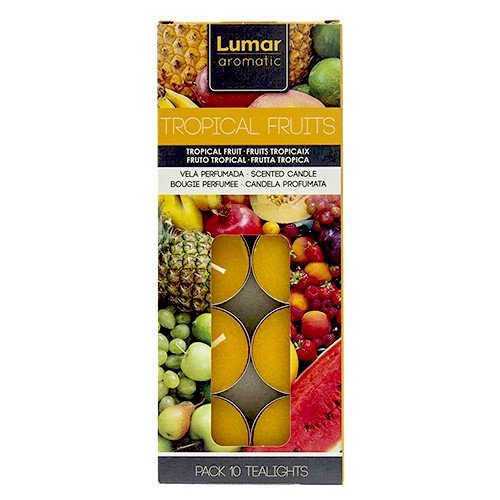Velas Tealight Perfumadas - Pack 10, Tropical
