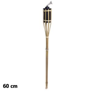 Tocha para Jardim em Bambu Natural 60cm