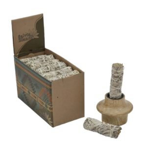 Tcha de Sálvia Branca 11cm