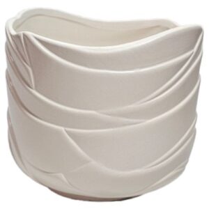 Vaso em Cerâmica 13x11,5cm - Creme