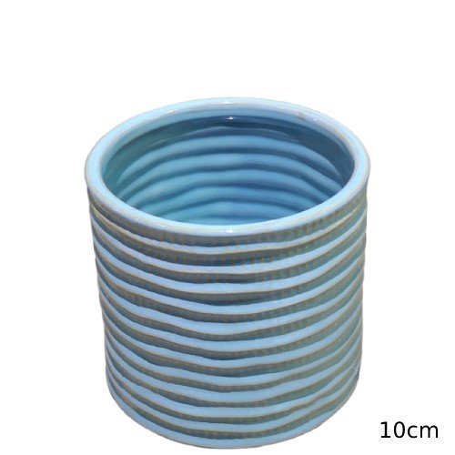 Vaso em Cerâmica 10cm - Azul