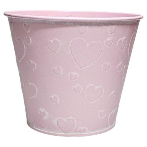 Vaso em Latão 14x12,5cm - Rosa