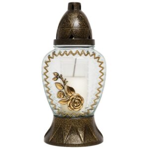 Candeeiro de Vidro com Tampa - Recarga P195