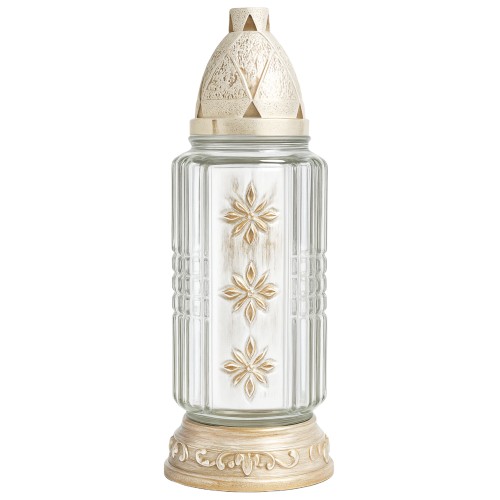 Candeeiro de Vidro com Tampa - Recarga P220