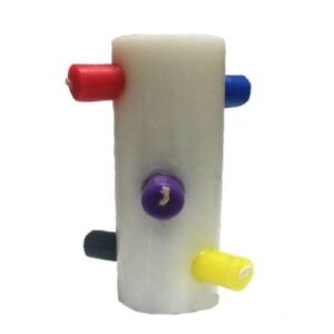 Vela 7 Mechas - Branco, Sete Cores