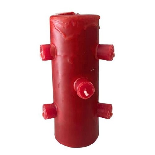 Vela 7 Mechas - Vermelho