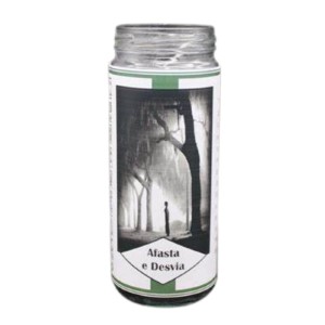 Vela em Copo de Vidro - Afasta e Desvia