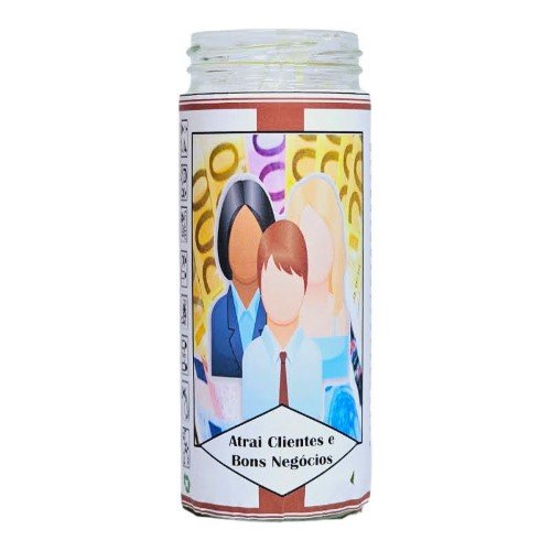 Vela em Copo de Vidro - Atrai Clientes e Bons Negócios