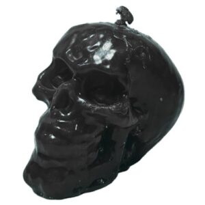 Vela Figura Caveira - Preto