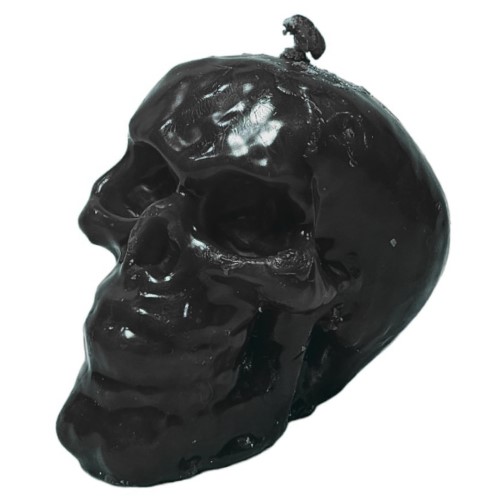 Vela Figura Caveira - Preto
