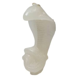 Vela Figura Cobra XL - Branco