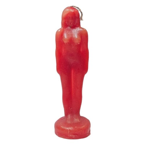Vela Figura Mulher - Vermelho