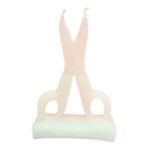 Vela Figura Tesoura - Branco