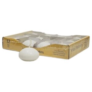 Velas Flutuantes - 12 Unidades, Branco