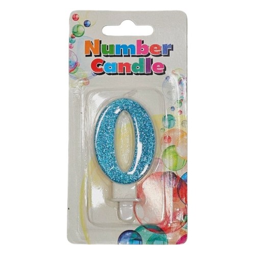Vela de Aniversário com Formato - Número 0