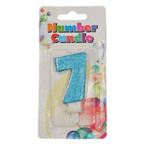 Vela de Aniversário com Formato - Número 7