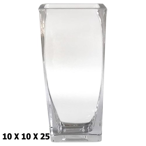 Jarra em Vidro 10x10x25cm