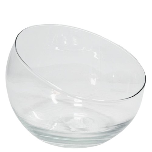 Aquário em Vidro com Corte Diagonal 13cm